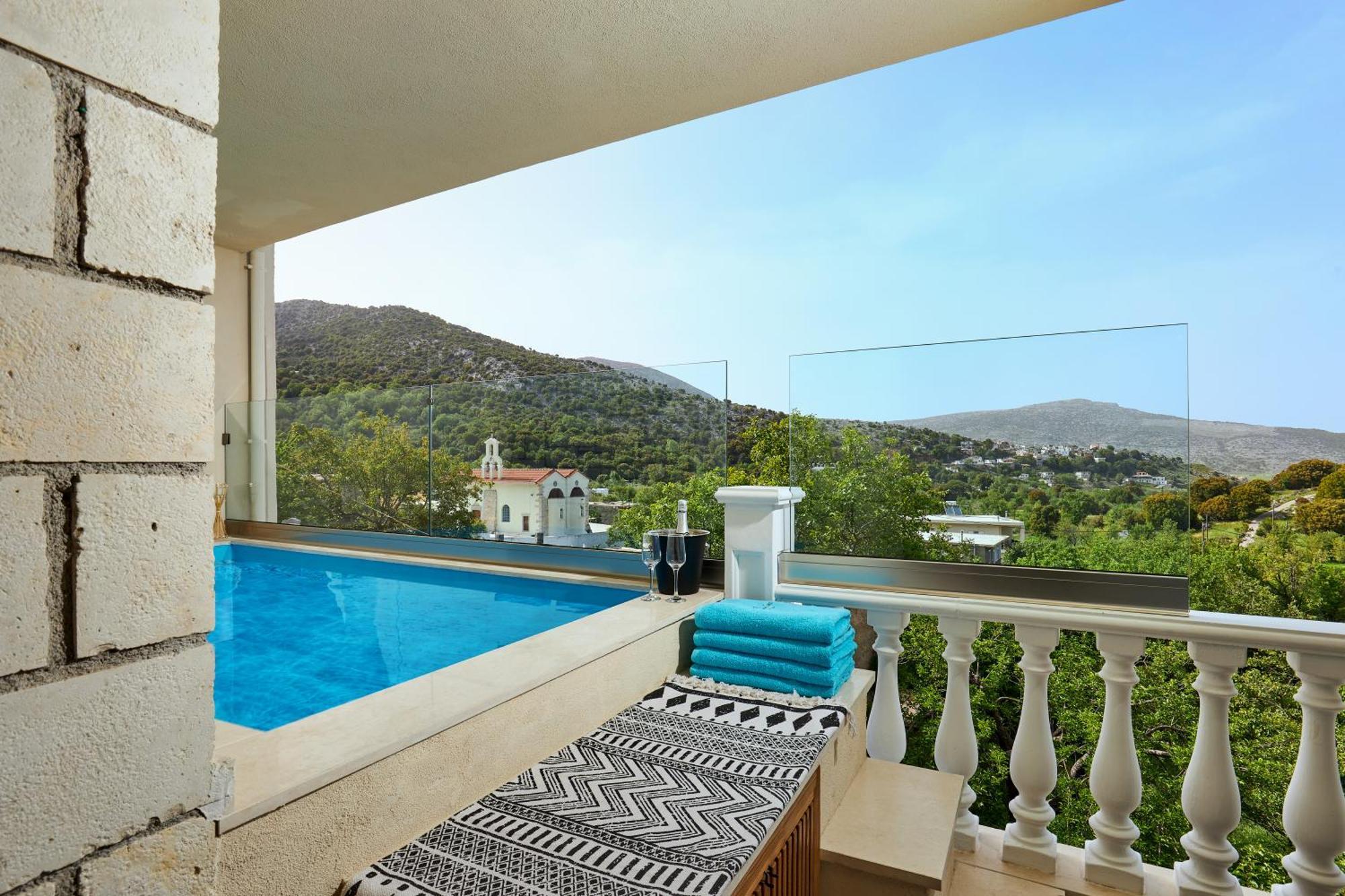 Mylostassi Villas With Balcony Plunge Pool Plati (Crete) Exterior foto